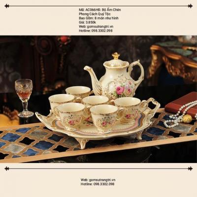 BỘ ẤM CHÉN PHONG CÁCH QUÝ TỘC